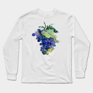 grapes growing for wine Long Sleeve T-Shirt